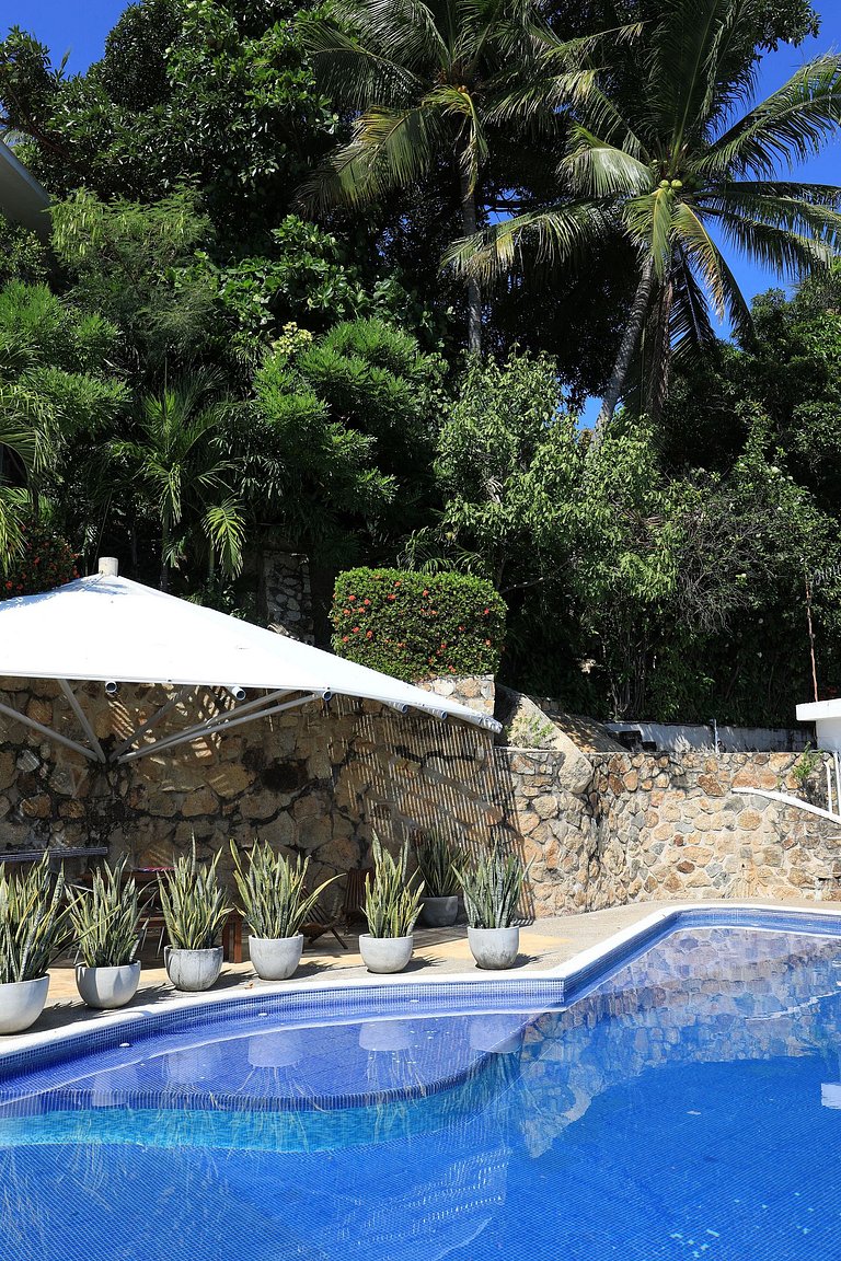 Casa de la Tierra en Acapulco con A/C