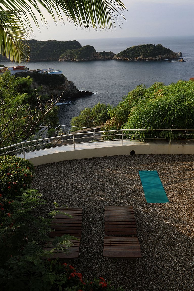 Casa de la Tierra en Acapulco con A/C