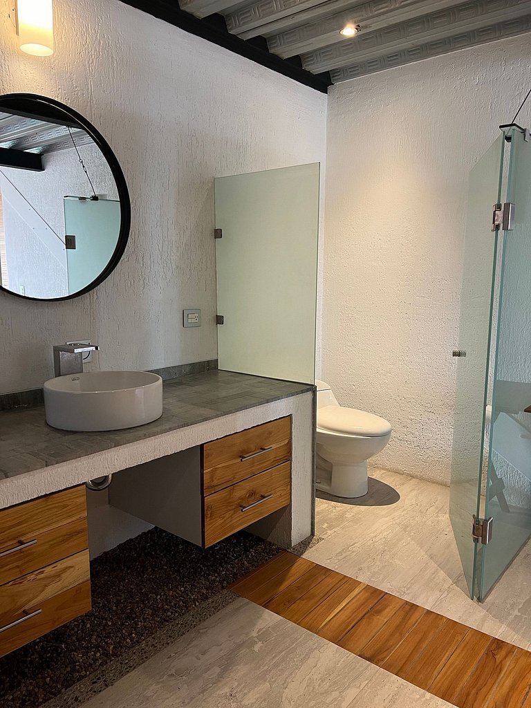 Penthouse loft and master bedroom San Miguel de Allende