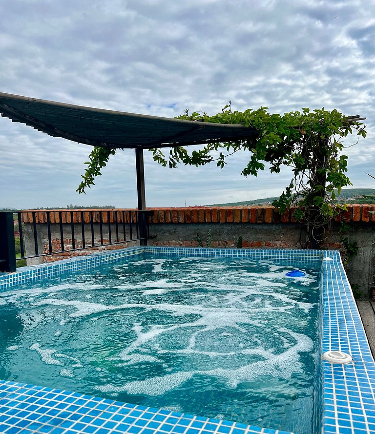 Penthouse loft and master bedroom San Miguel de Allende
