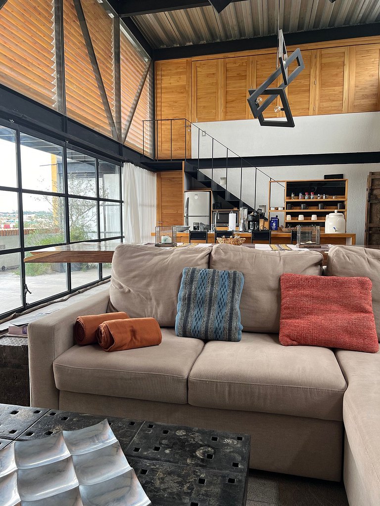 Penthouse loft and master bedroom San Miguel de Allende