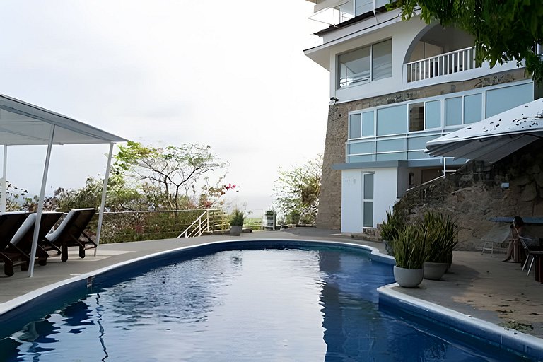 Casa del Agua en Acapulco con A/C