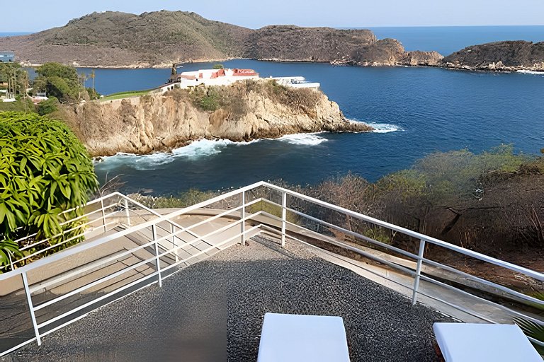 Casa del Agua en Acapulco con A/C